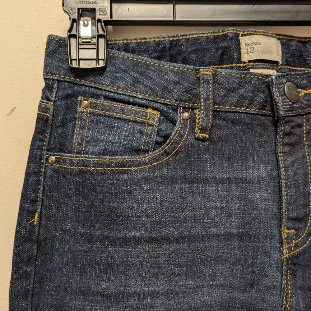 GAP Kids Classic 5 Pocket Jeans Boot Cut Dark Wash NWOT Girls Size 12